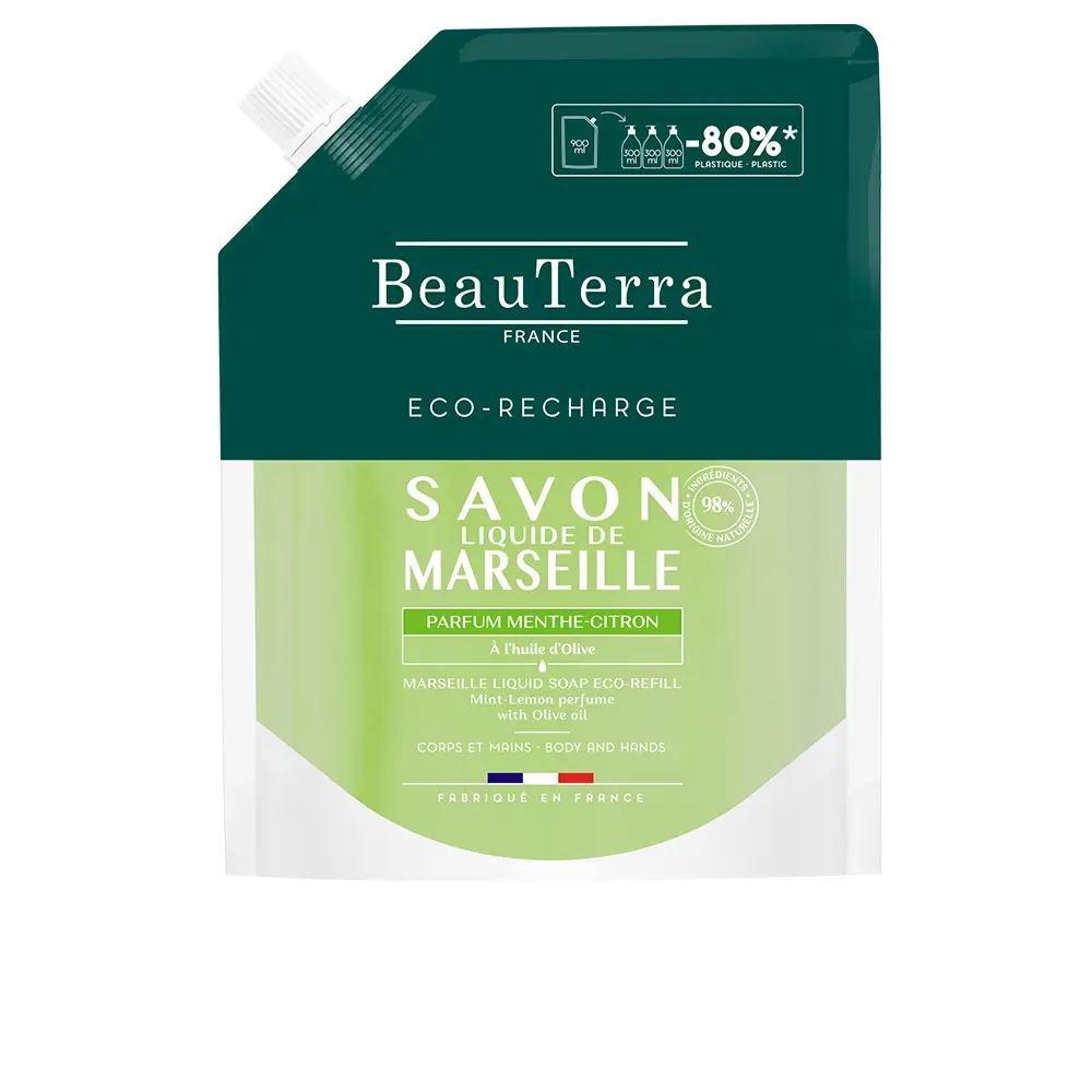 

Гель для душа Marseille jabón menta-limón Beauterra, 900 мл.