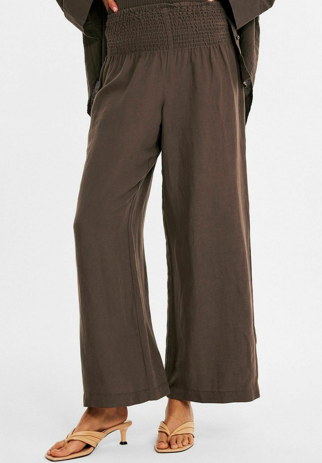 

Брюки WIDE LEG Kappahl, темно-коричневый