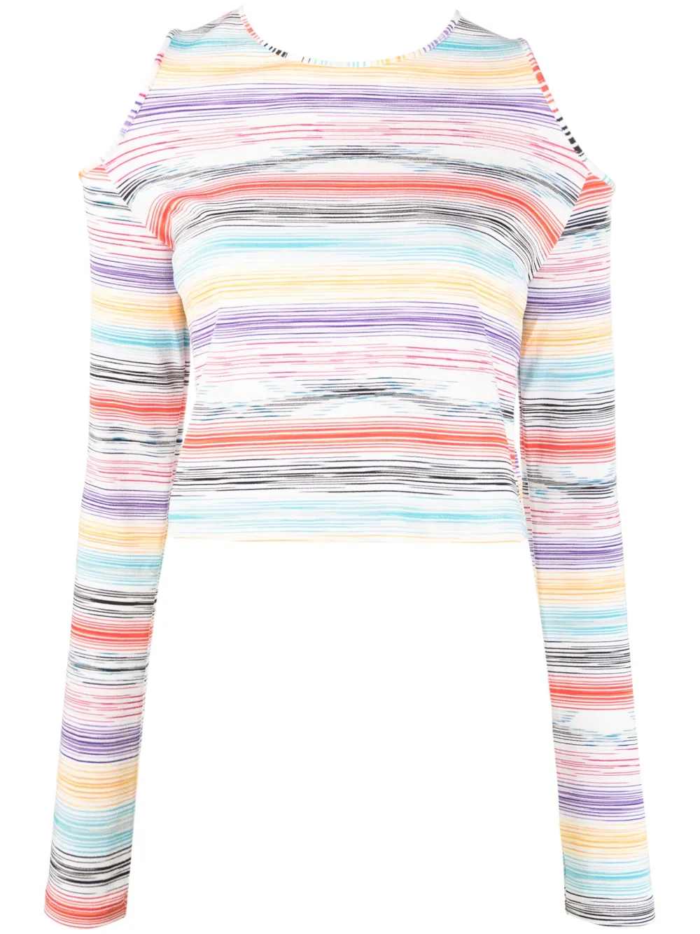 

Трикотажный топ в полоску Missoni, желтый