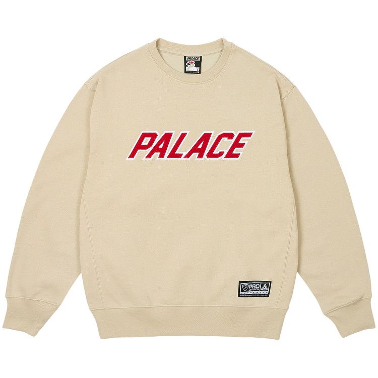 

Свитер Palace Appliqué Team Crew, Stoney Grey