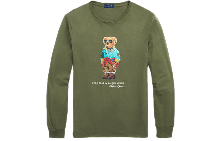 

Футболка мужская армейский зеленый Polo Ralph Lauren