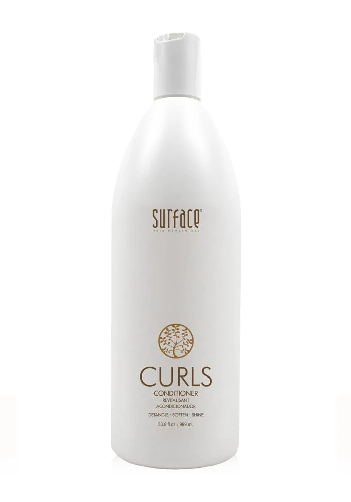 Увлажняющий кондиционер Surface Hair - Curls - подчеркивает форму локонов, придает блеск и обеспечивает стойкость укладки без пушистости. 946 мл (.)