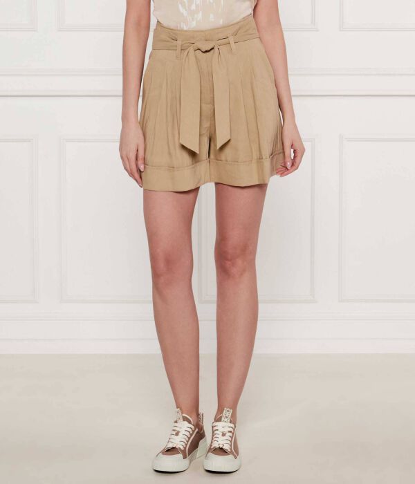 

Льняные шорты Relaxed fit Marc Cain, желтый