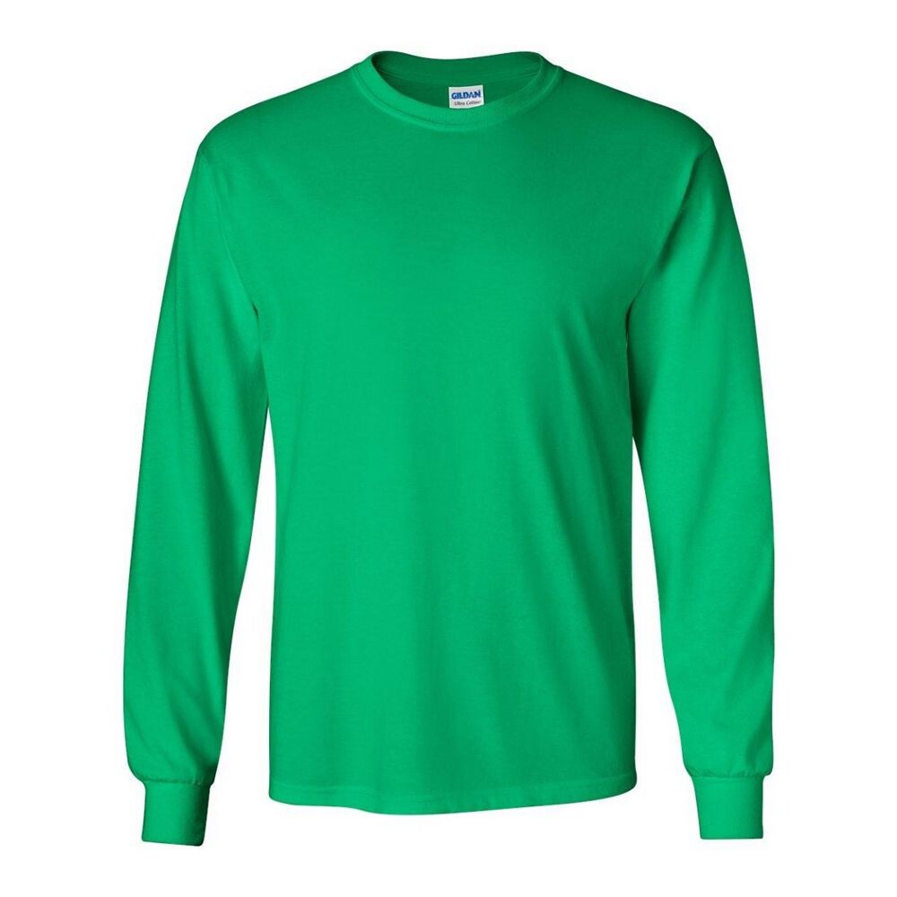 

Футболка Gildan из ультрахлопка с длинными рукавами, цвет Irish Green