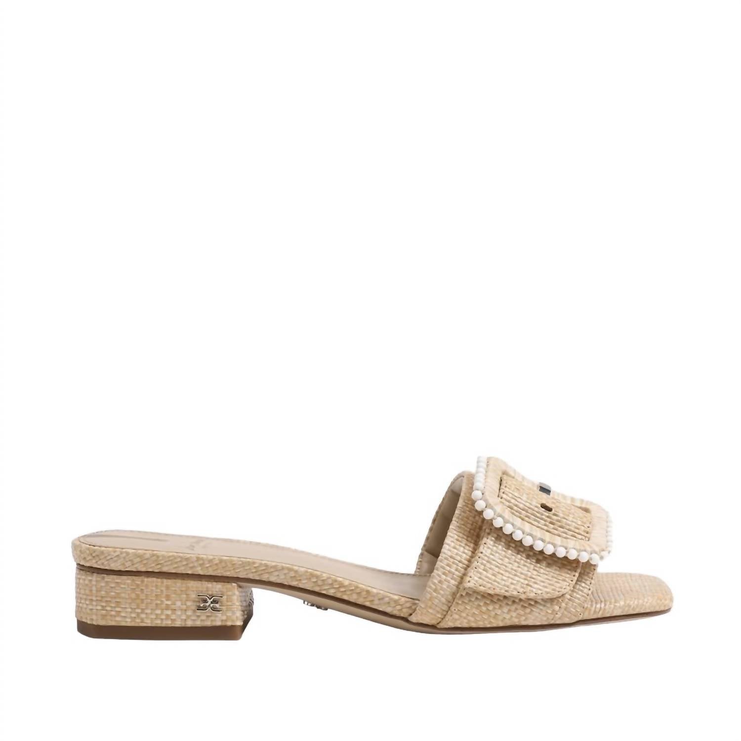 Сандалии Deacon Slide из выбеленного бука Sam Edelman — фото 3