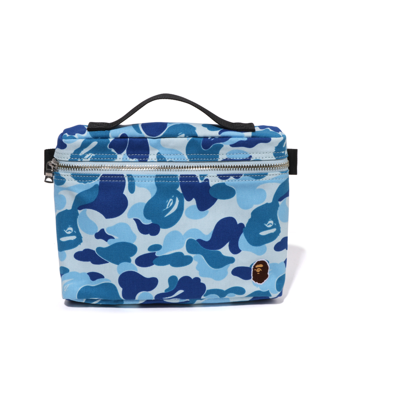 A BATHING APE Тканевая дорожная сумка для хранения унисекс синий/зеленый/розовый, Pink — фото 3