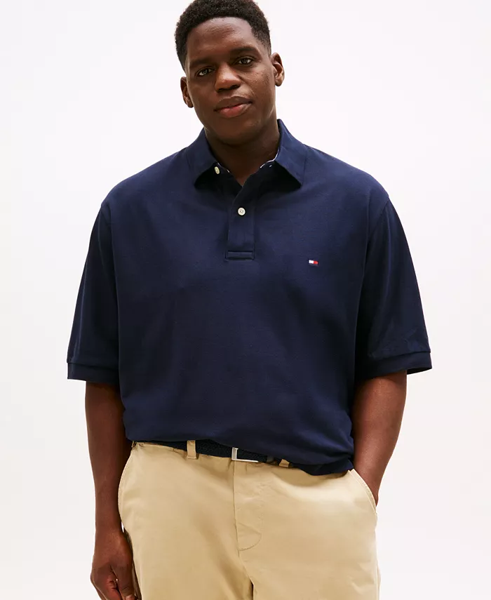 

Мужская классическая поло Ivy Big & Tall Tommy Hilfiger, синий