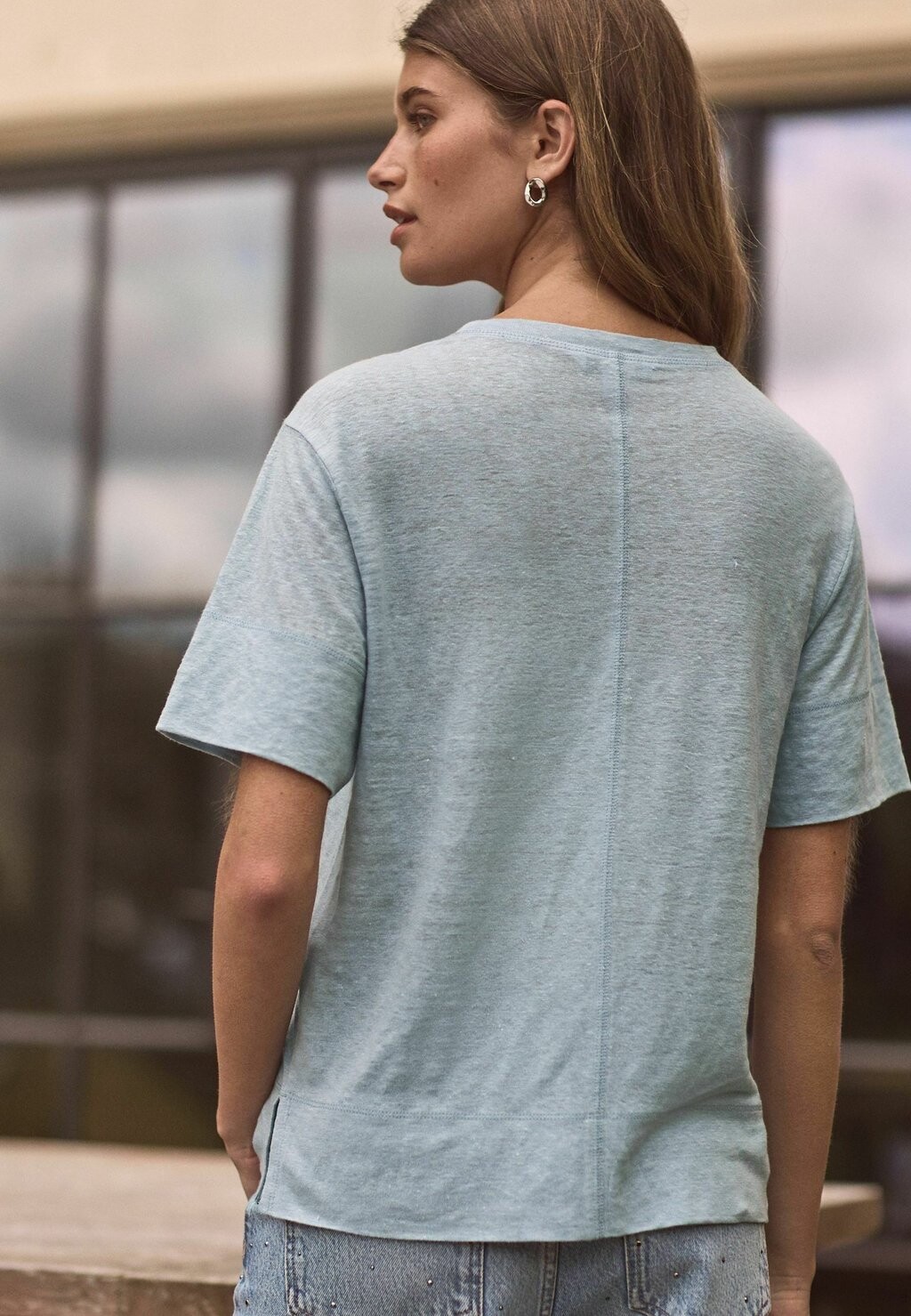

Базовая футболка CREW NECK SHORT SLEEVE Next, синий