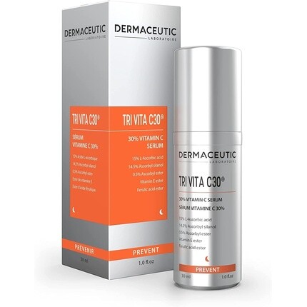 

Dermaceutic Tri Vita C30 30% сыворотка с витамином С и витамином Е 30 мл