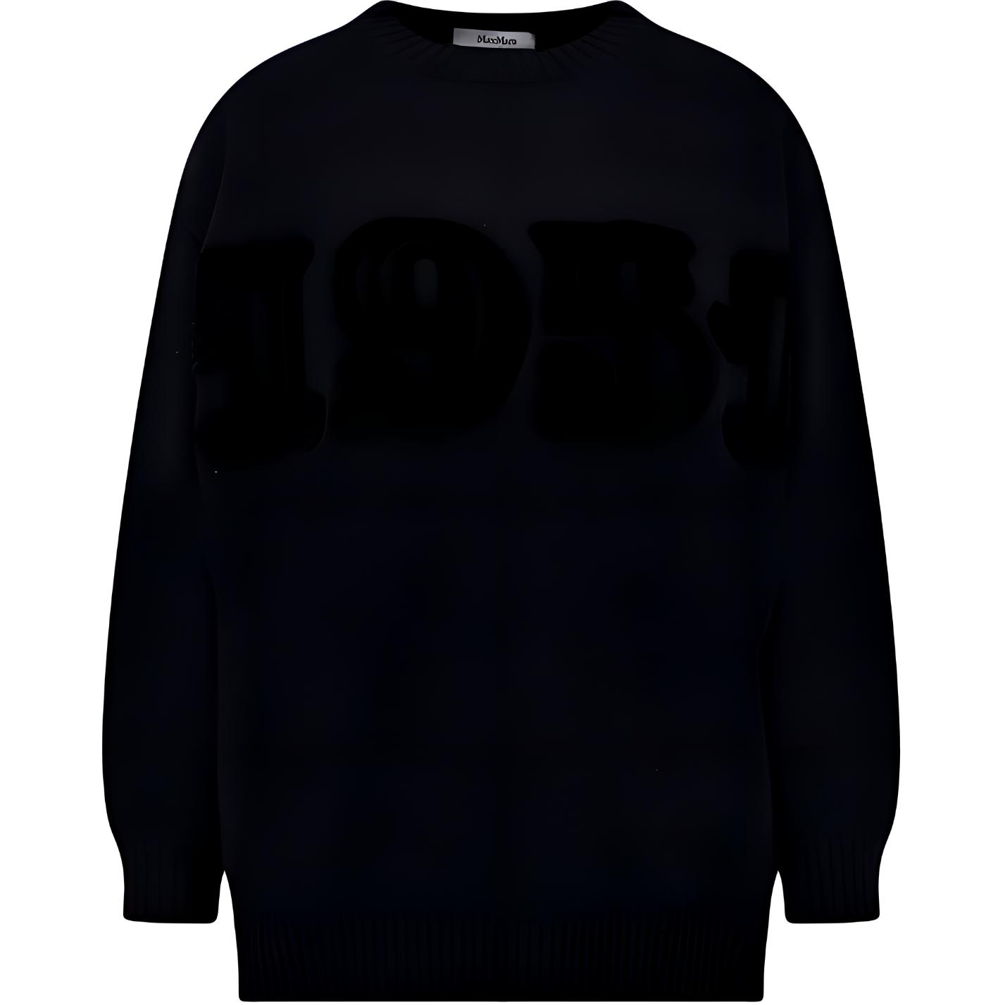 

Макс Мара Файдо водолазка с прямым подолом свитер MaxMara, черный