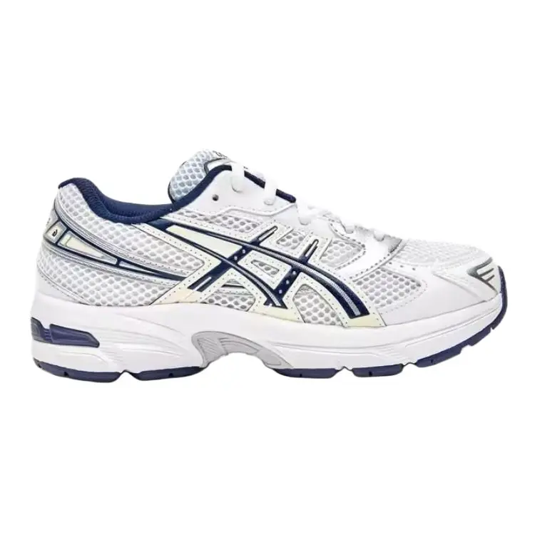 Кроссовки Asics Gel-1130 White Midnight GS, белый/синий — фото 2
