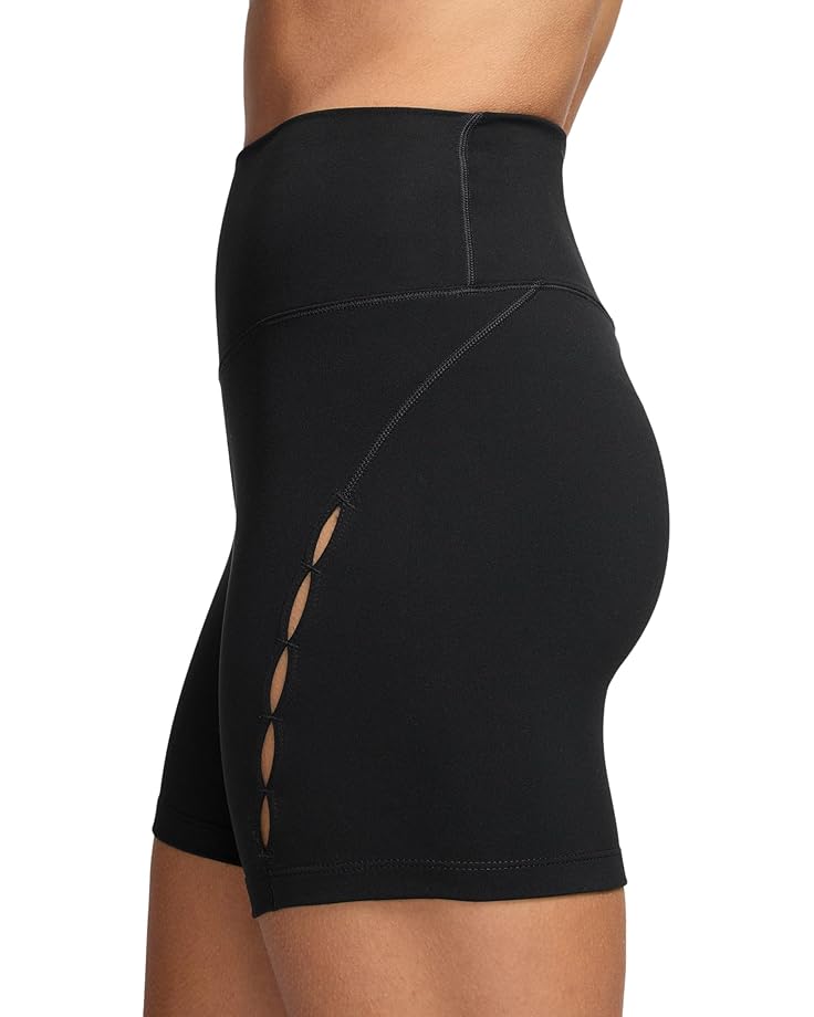 Шорты Nike Dri-FIT One High-Rise 5" Novelty Shorts, цвет Black/Black — фото 3