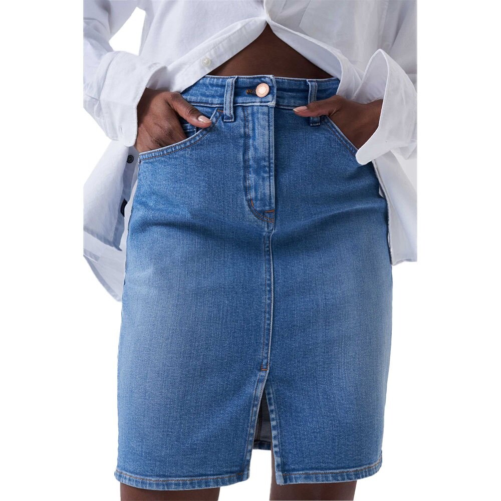 

Юбка Salsa Jeans Push In Secret Glamour Denim Midi, синий