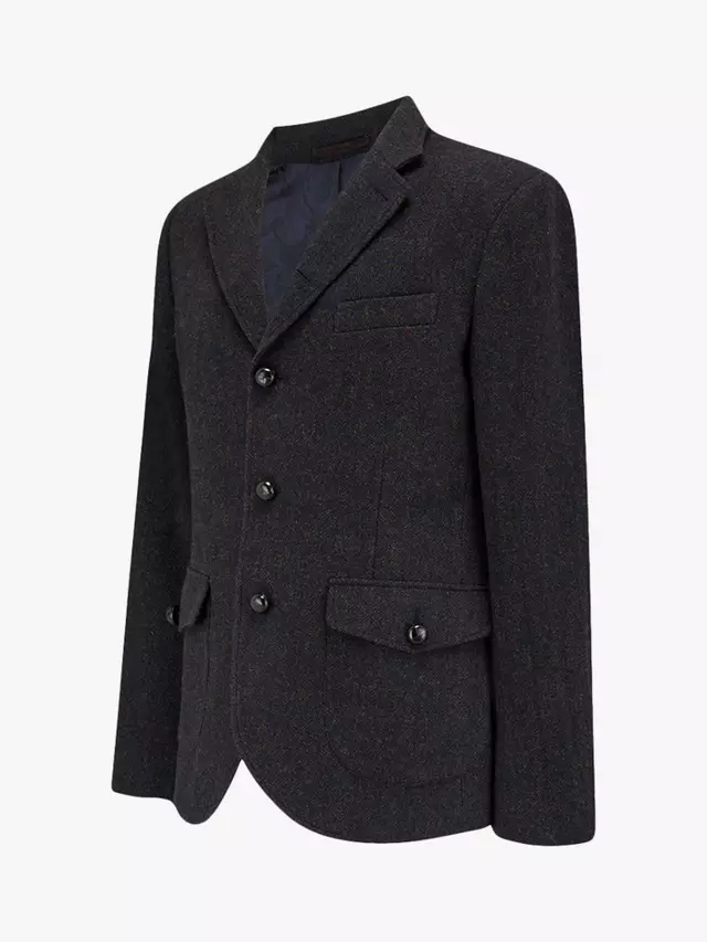 

Блейзер Guards London Allenby Wool Tweed, темно-синий