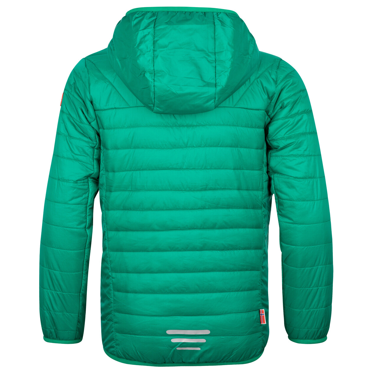 Куртка из синтетического волокна Trollkids Kid's Eikefjord, цвет Navy/Bright Green — фото 2
