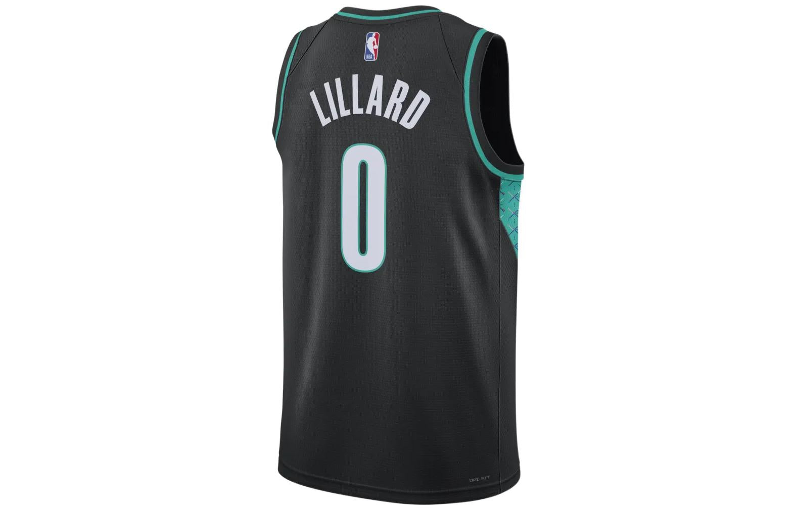 Баскетбольное джерси Nike Dri-FIT NBA Portland Trail Blazers Damian Lillard City Edition 2022/23 Swingman Jersey — фото 2