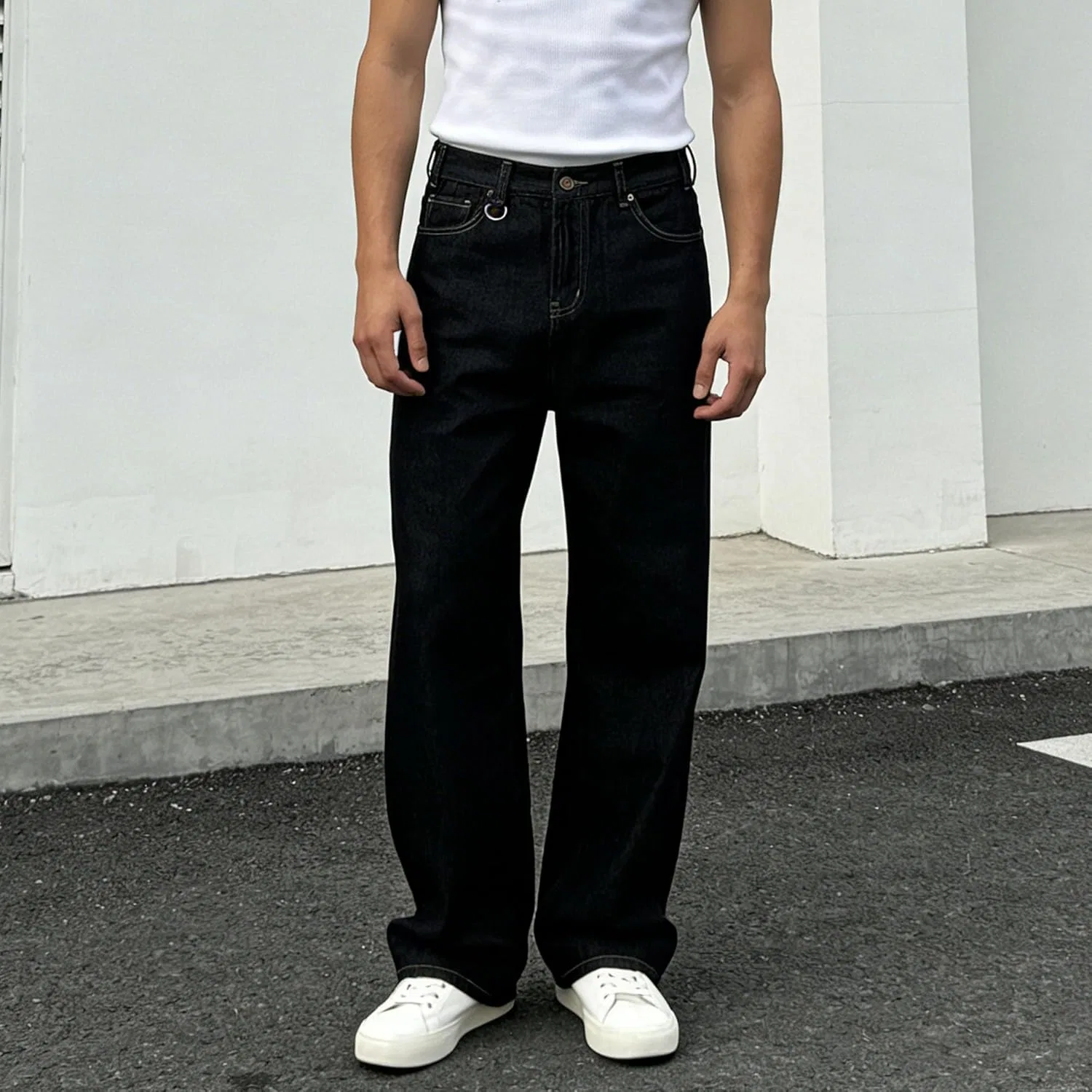 Джинсы широкие, Color 24 — фото 2