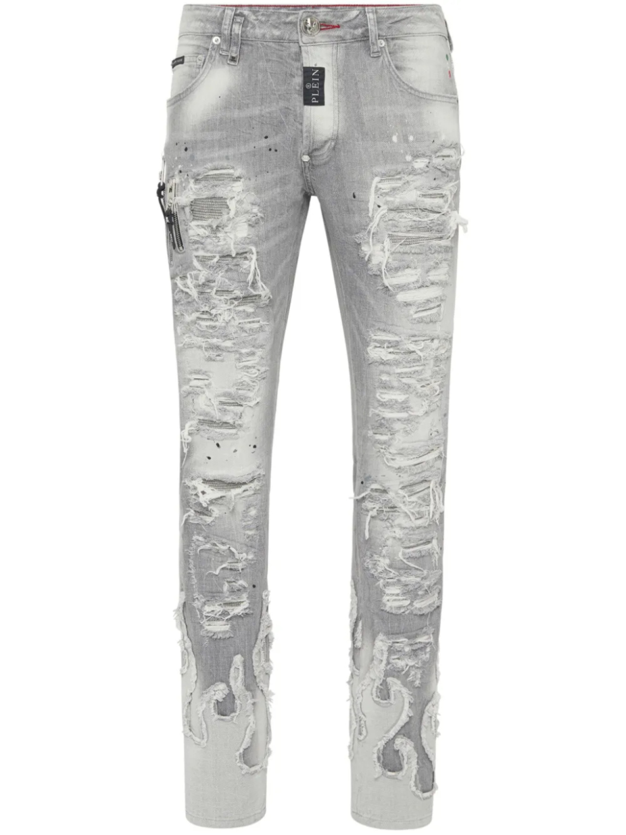 

Джинсы Rock Star Philipp Plein, серый