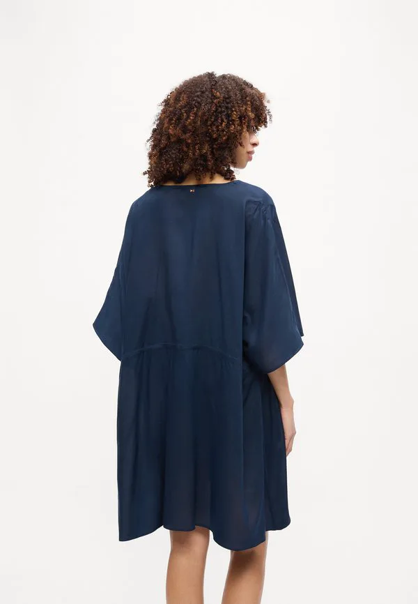 Кафтан, мини-платье-накидка, пляжный аксессуар Tommy Hilfiger, Dark Night Navy — фото 4