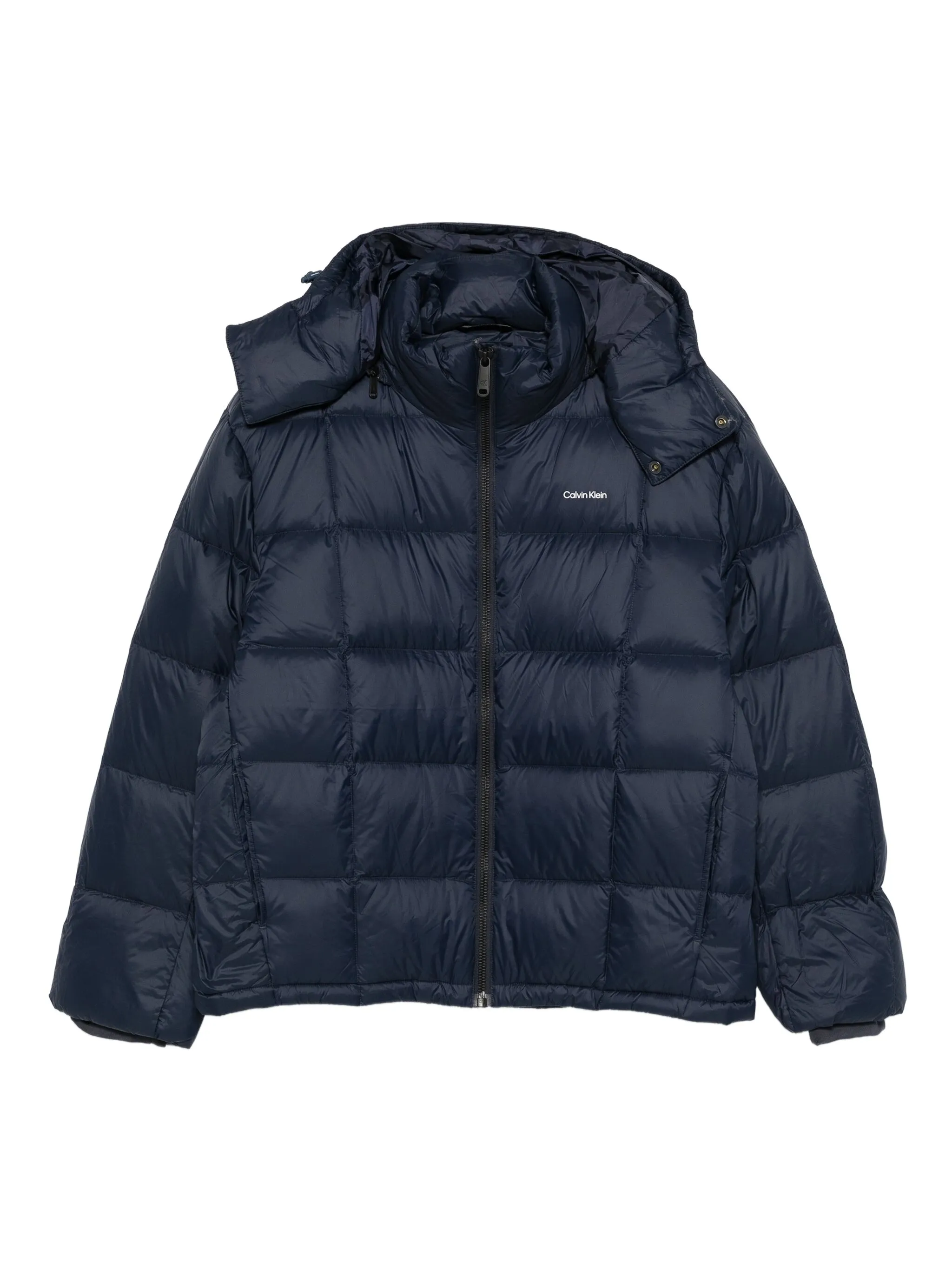 

Стеганая куртка с капюшоном Calvin Klein, синий
