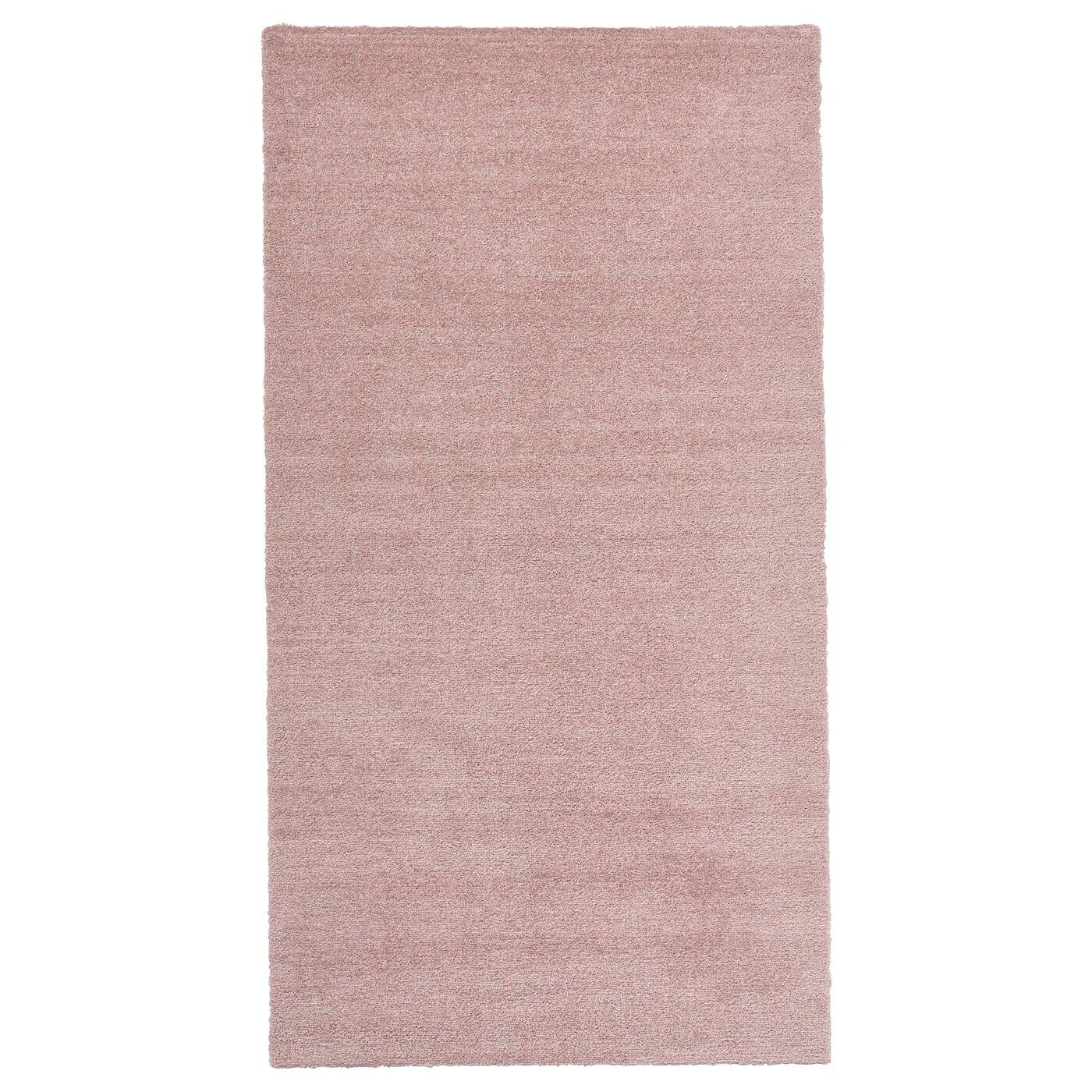 

Ковер с коротким ворсом, бледно-розовый, 80х150 см, KNARDRUP IKEA
