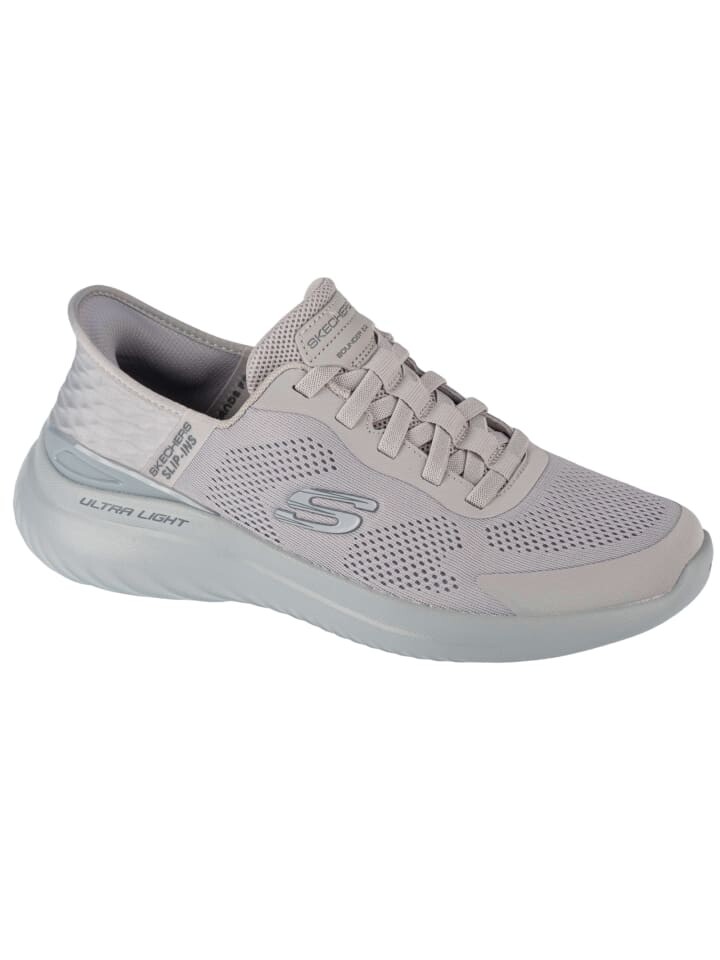 

Кроссовки на шнуровке Skechers, серый