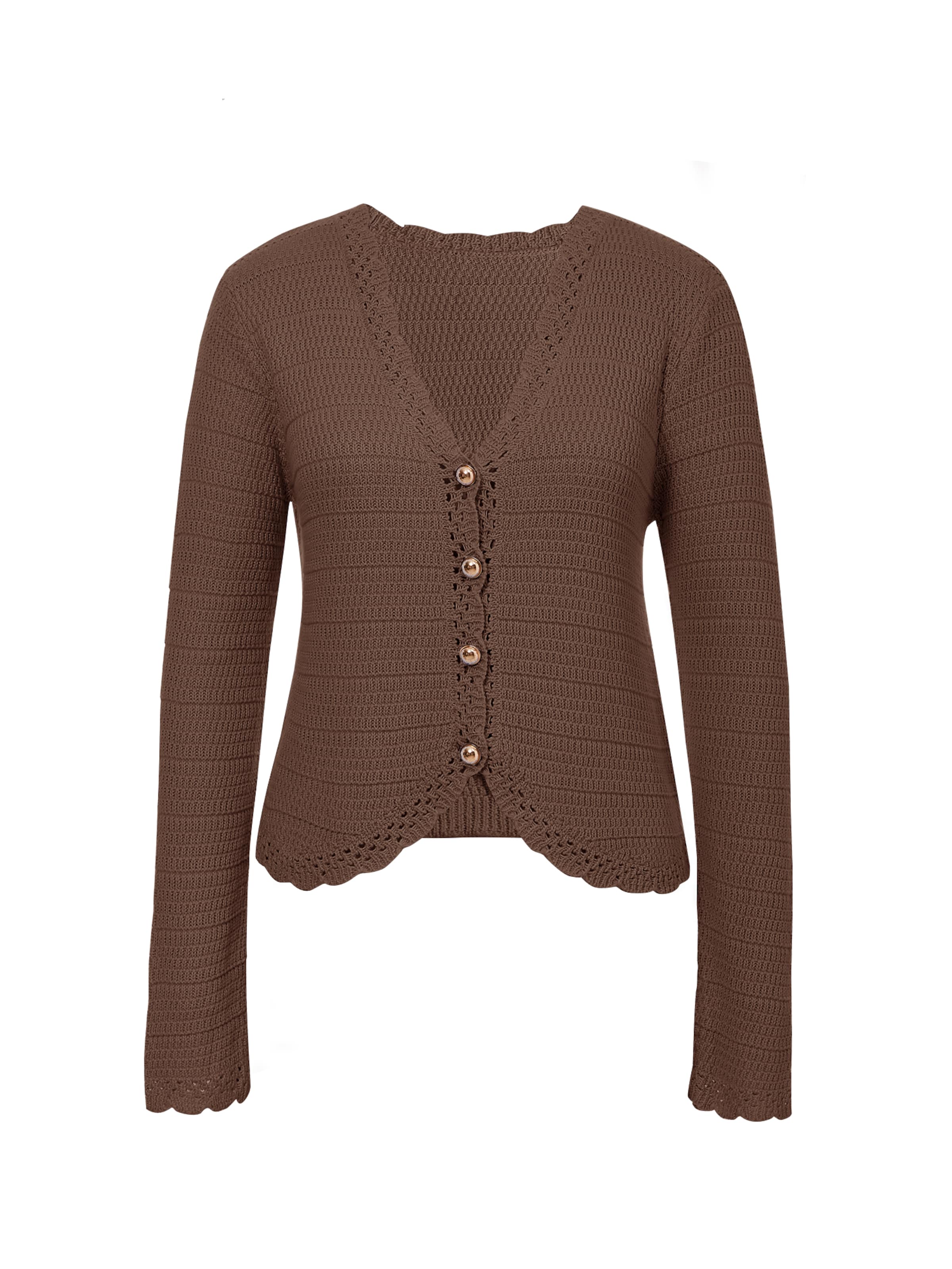 

Imily Bela Вязаный кардиган в коричневом цвете