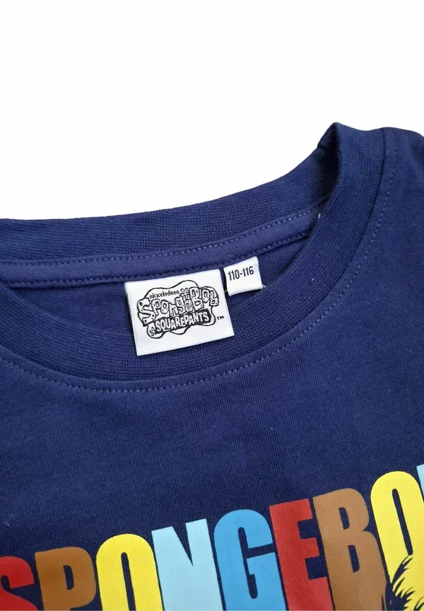 Футболка Schwammkopf Let's Have Fun Shirt, темно-синяя — фото 4