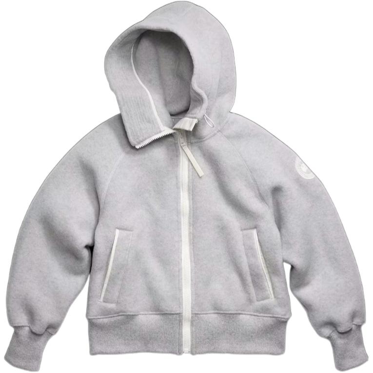

Canada Goose Металлическая шерстяная куртка с капюшоном, Heather Gray Silver Birch