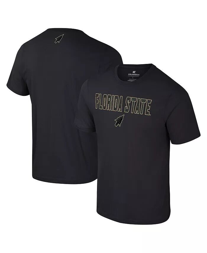 

Мужская черная футболка Florida State Seminoles Color Pop Active Blend Colosseum, черный