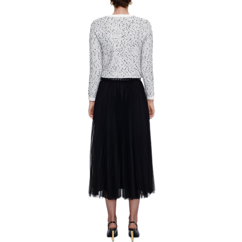 

KARL LAGERFELD / Karl Lagerfeld Jeans Карл Лагерфельд SS25 Вязаный свитер Женский White