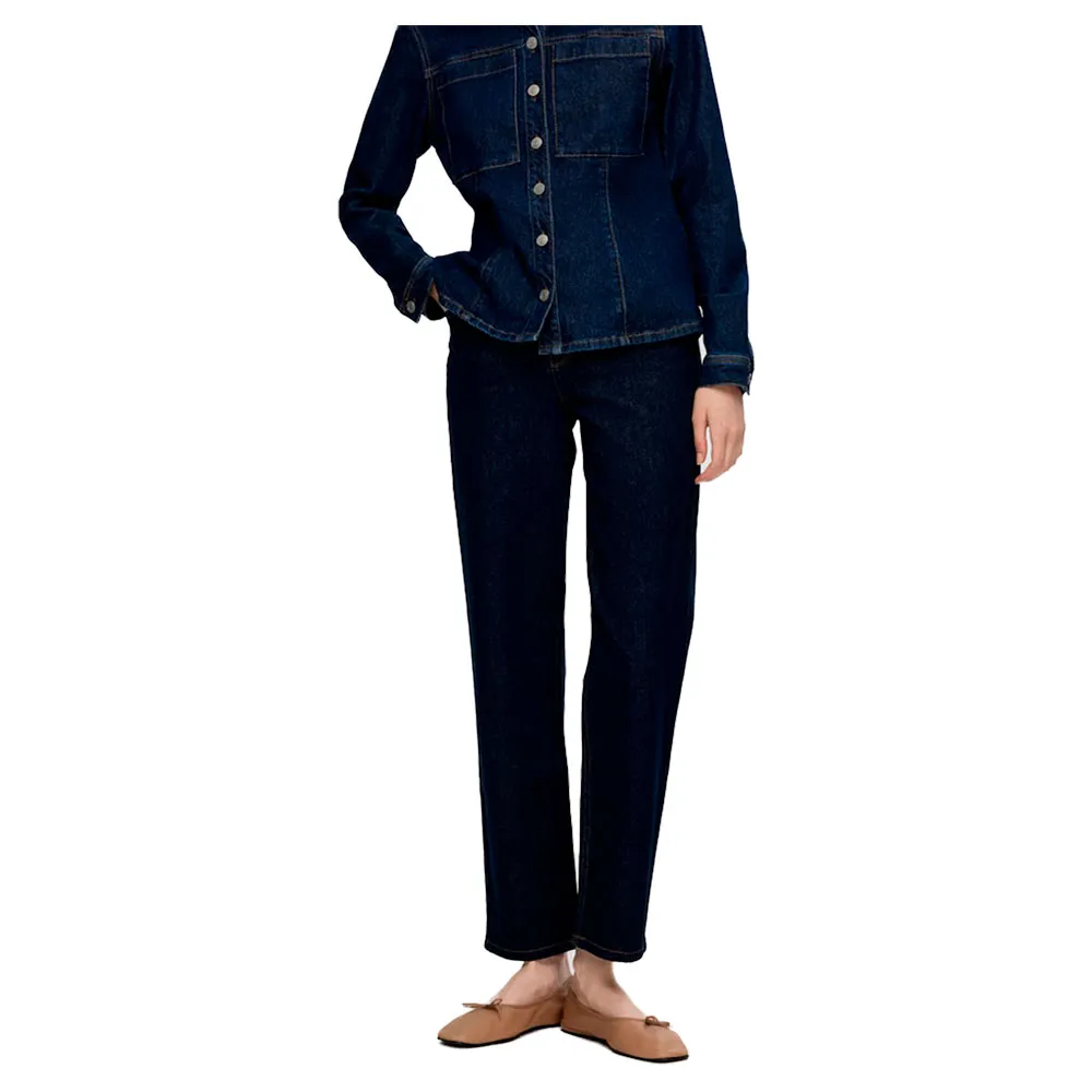 

Джинсы Selected Alice Straight Fit Moon, синий