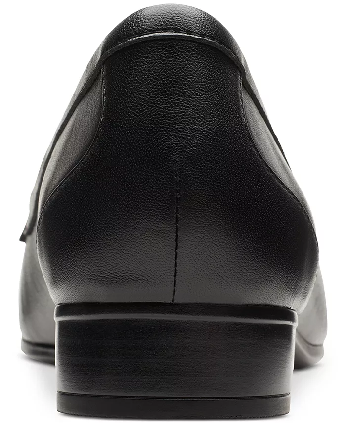 Женские лоферы Juliet Shine на плоской подошве Clarks, черный — фото 3