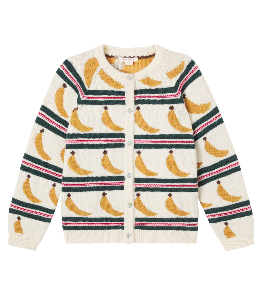 

Кардиган из смесовой шерсти Konges Sløjd, Banana