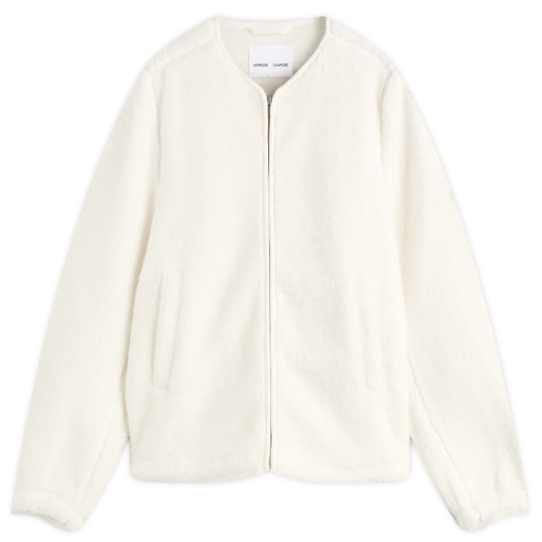 

Флисовая куртка для осени Samsøe Samsøe, clear кремовый
