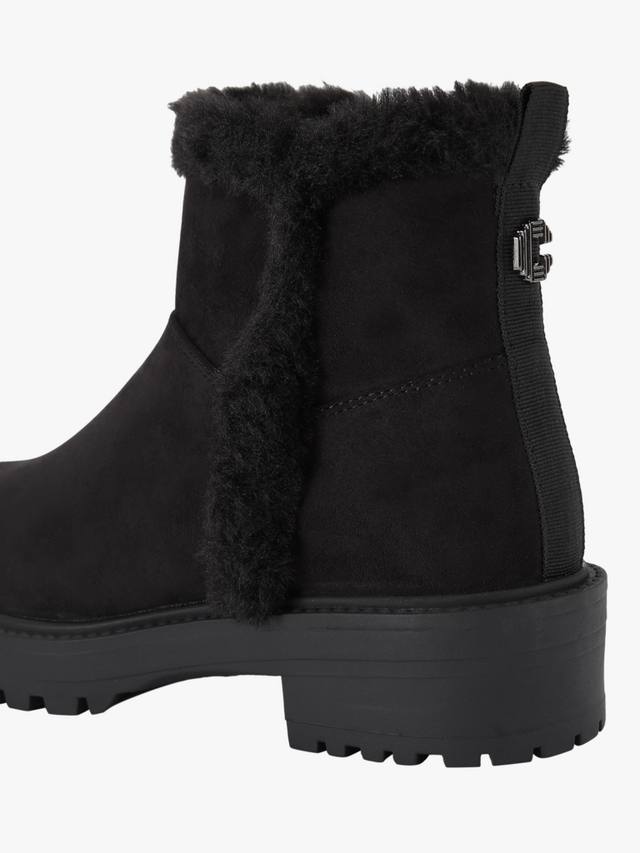 Уютные микро-замшевые ботинки до щиколотки Carvela, Black — фото 4