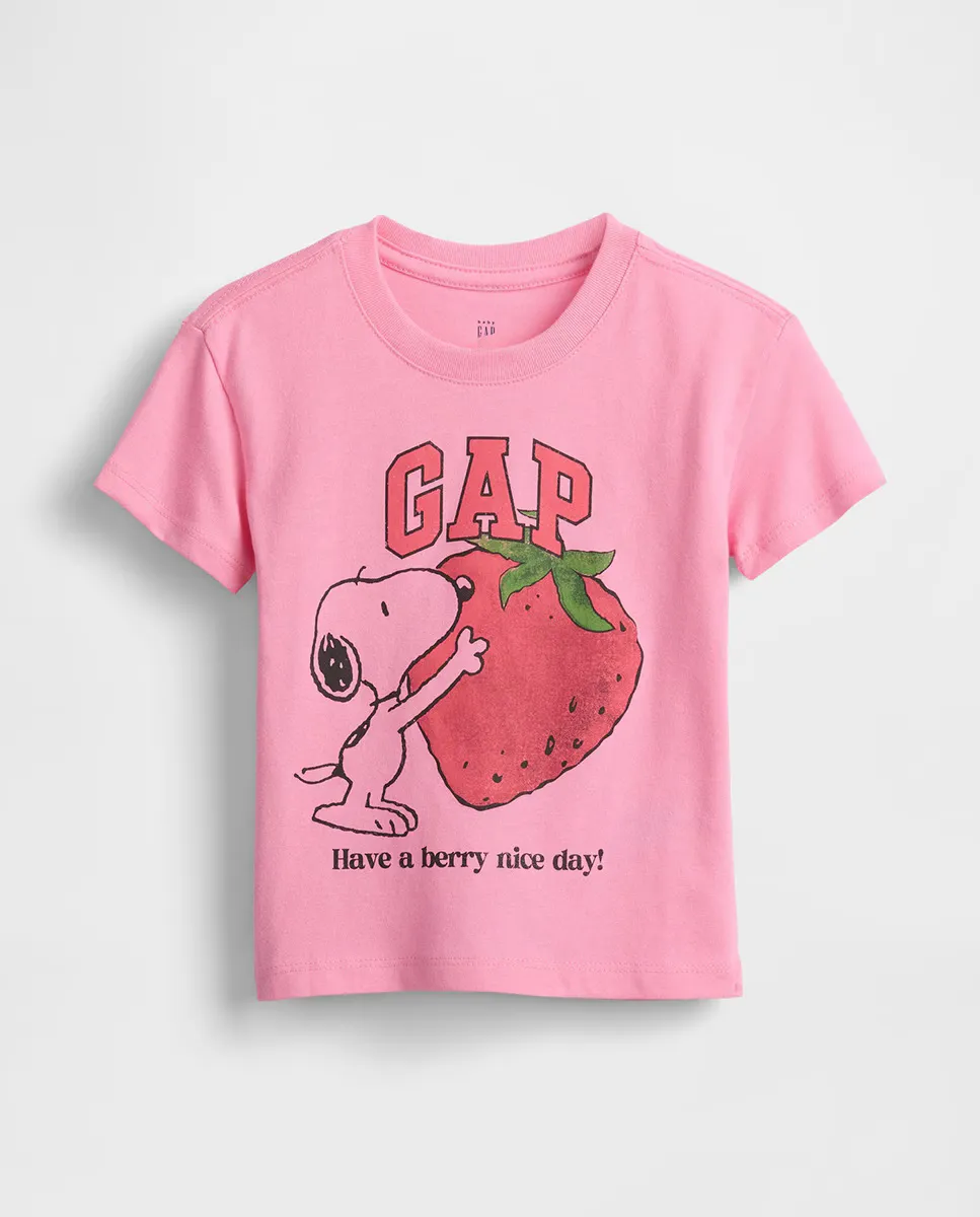 

Футболка с коротким рукавом для девочек Gap, цвет Rosa