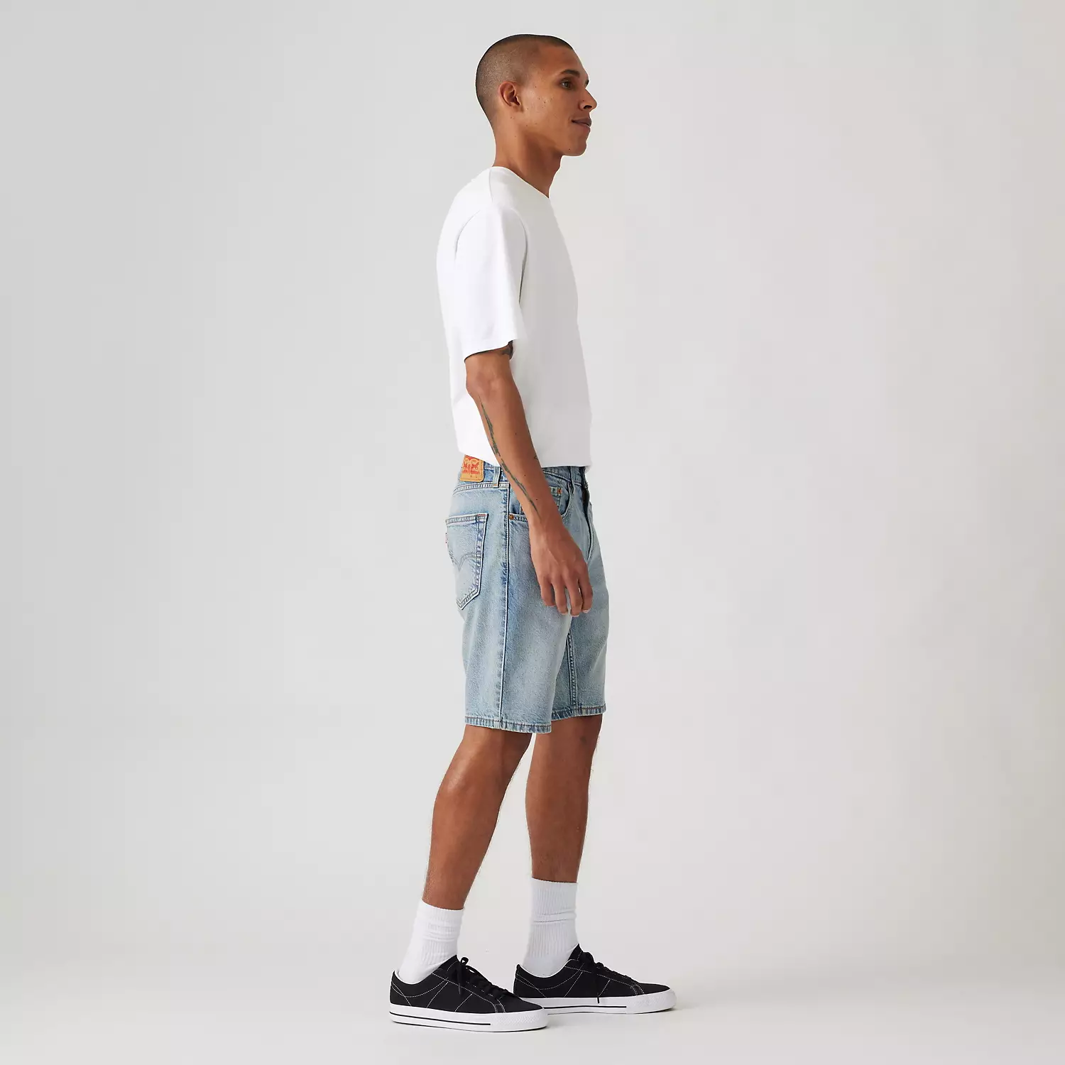 445 Спортивные мужские шорты Levi's, цвет Atlas Skies - Light Wash — фото 3