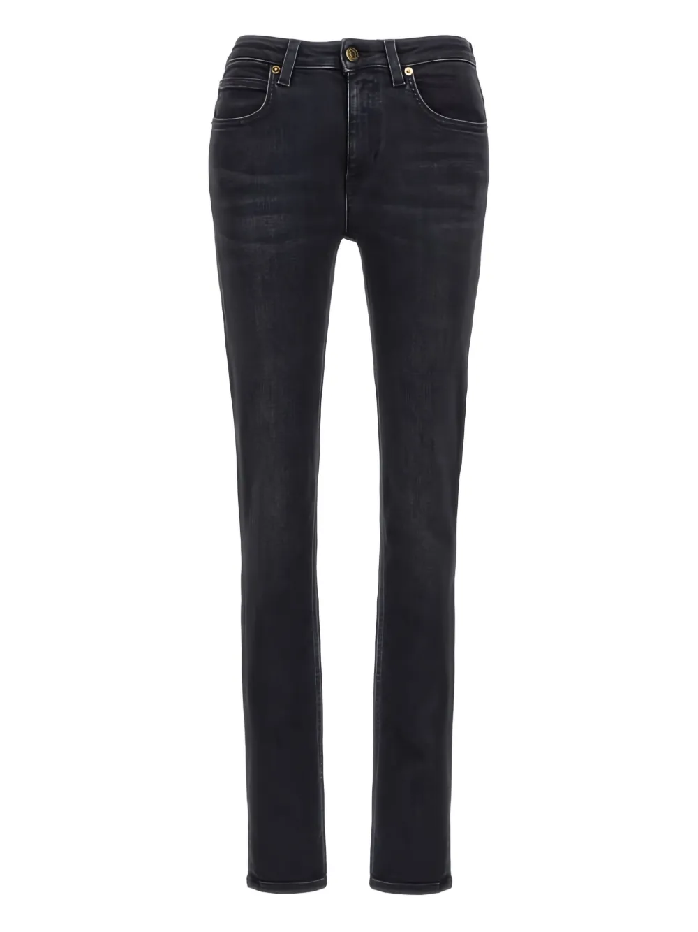 

Джинсы скинни с эффектом потертости Roberto Cavalli, черный