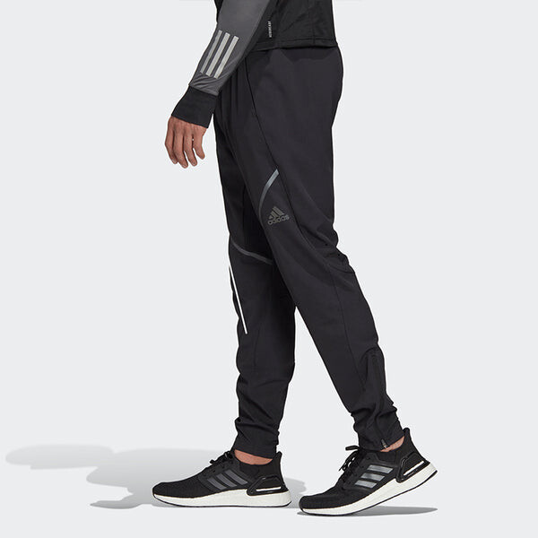 Спортивные штаны adidas Saturday pant m Casual Sports Running Long Pants Black, черный — фото 4
