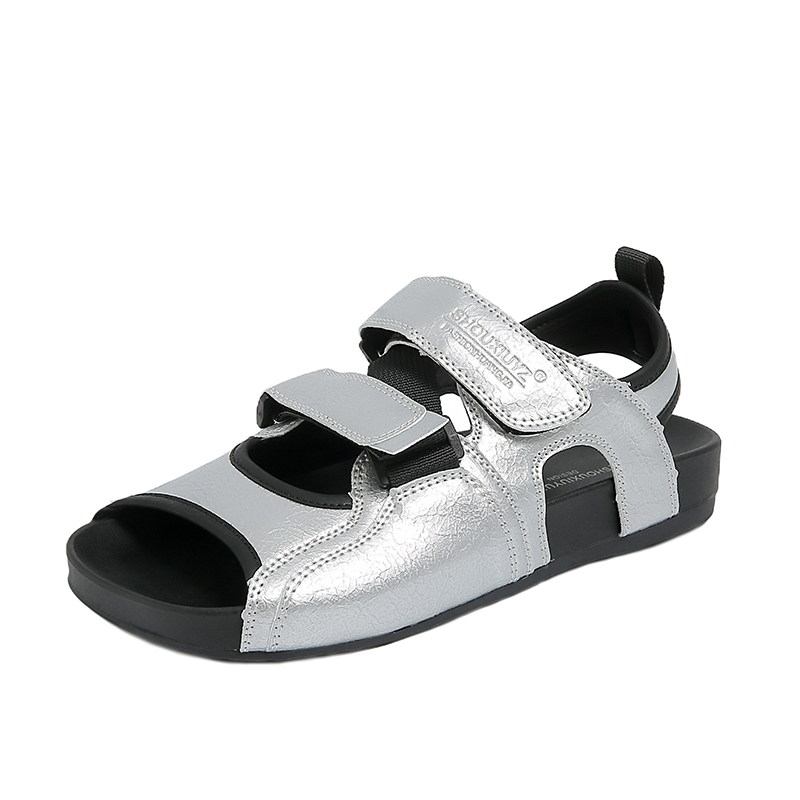 

Нескользящие, износостойкие, дышащие низкие детские сандалии для подростков ADOONGA, серебряный