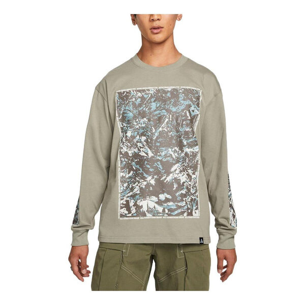 

Футболка Nike ACG Cave Long Sleeves Tee 'Khaki', хаки