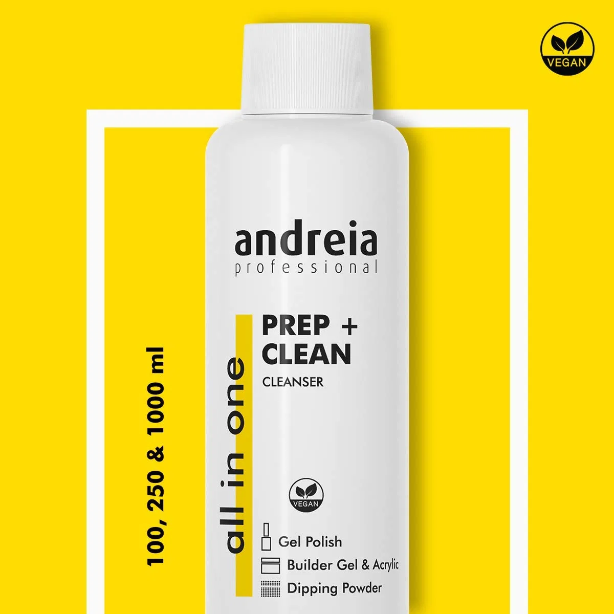 Средство для подготовки и очистки ногтей All-in-One Prep + Clean 250 мл от Andreia Professional Andreia — фото 2