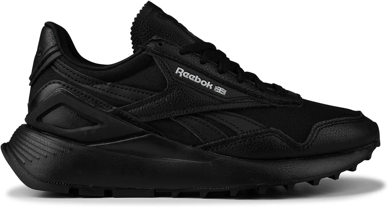 Кроссовки Reebok Unisex Classic Legacy, Core Black Core Black Acid Yellow — фото 2
