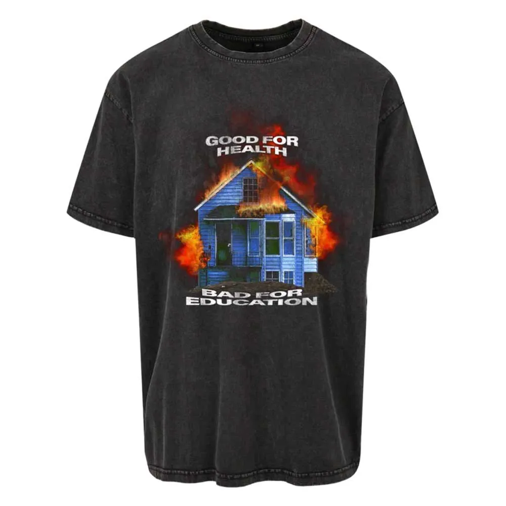 

Футболка с коротким рукавом Mister Tee Good For Health Oversize, черный