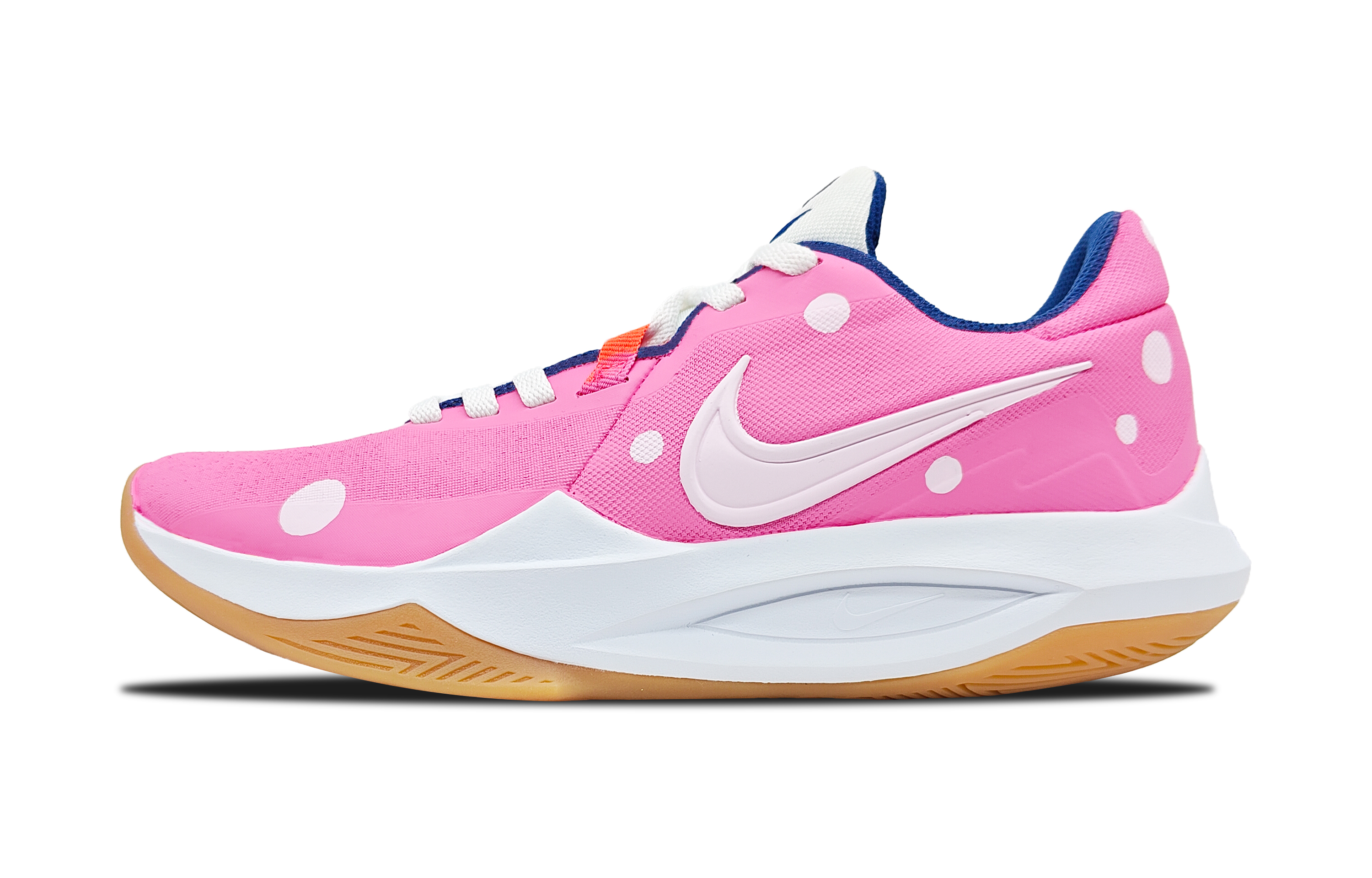 

Nike Низкие износостойкие баскетбольные кроссовки Precision 6, мужские, розово-красные