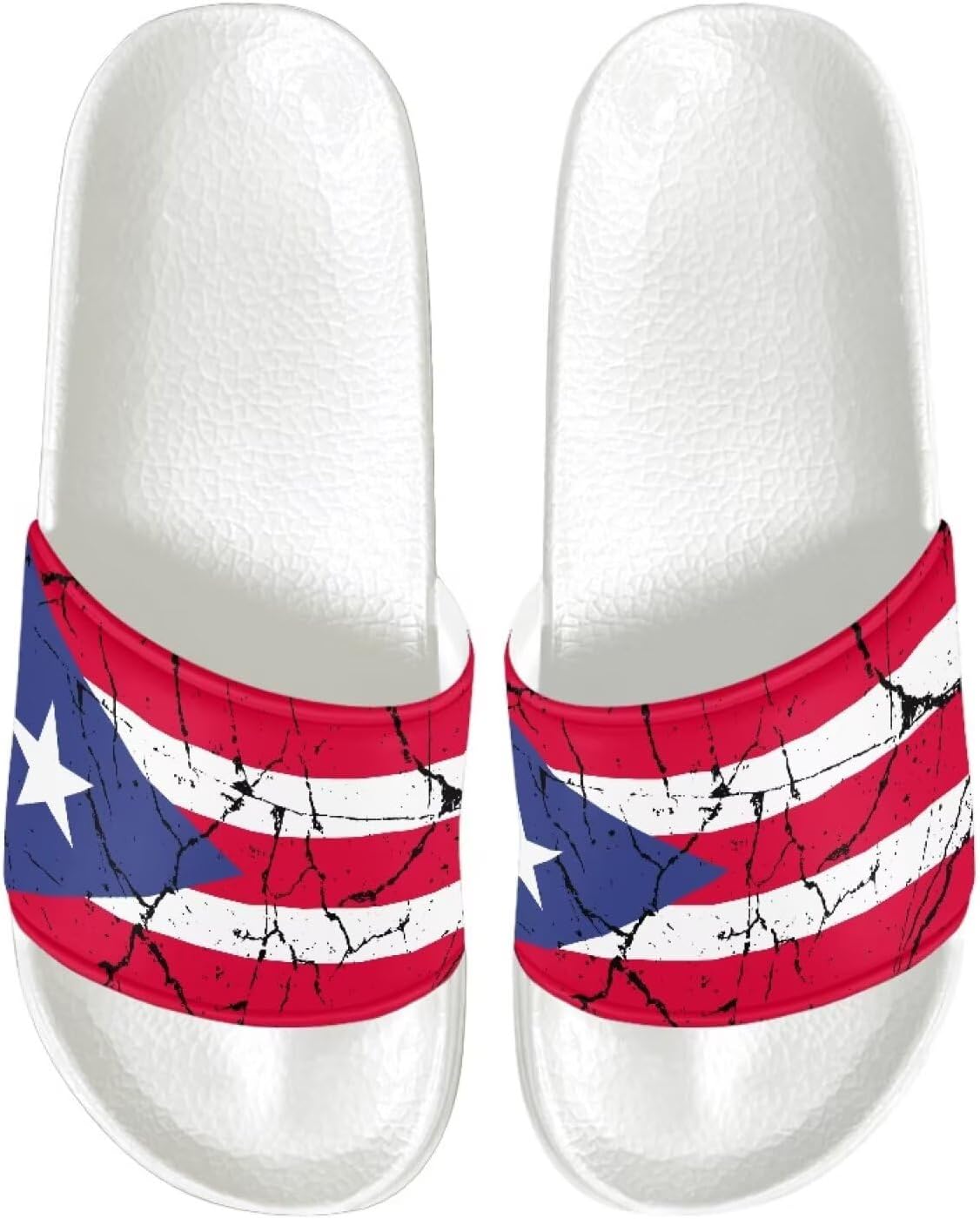 

Удобные летние пляжные сандалии Vuriqeby, Puerto Rican Flag Print