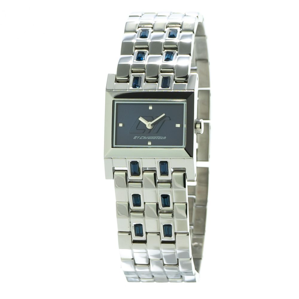

Серебряные часы из нержавеющей стали Chronotech