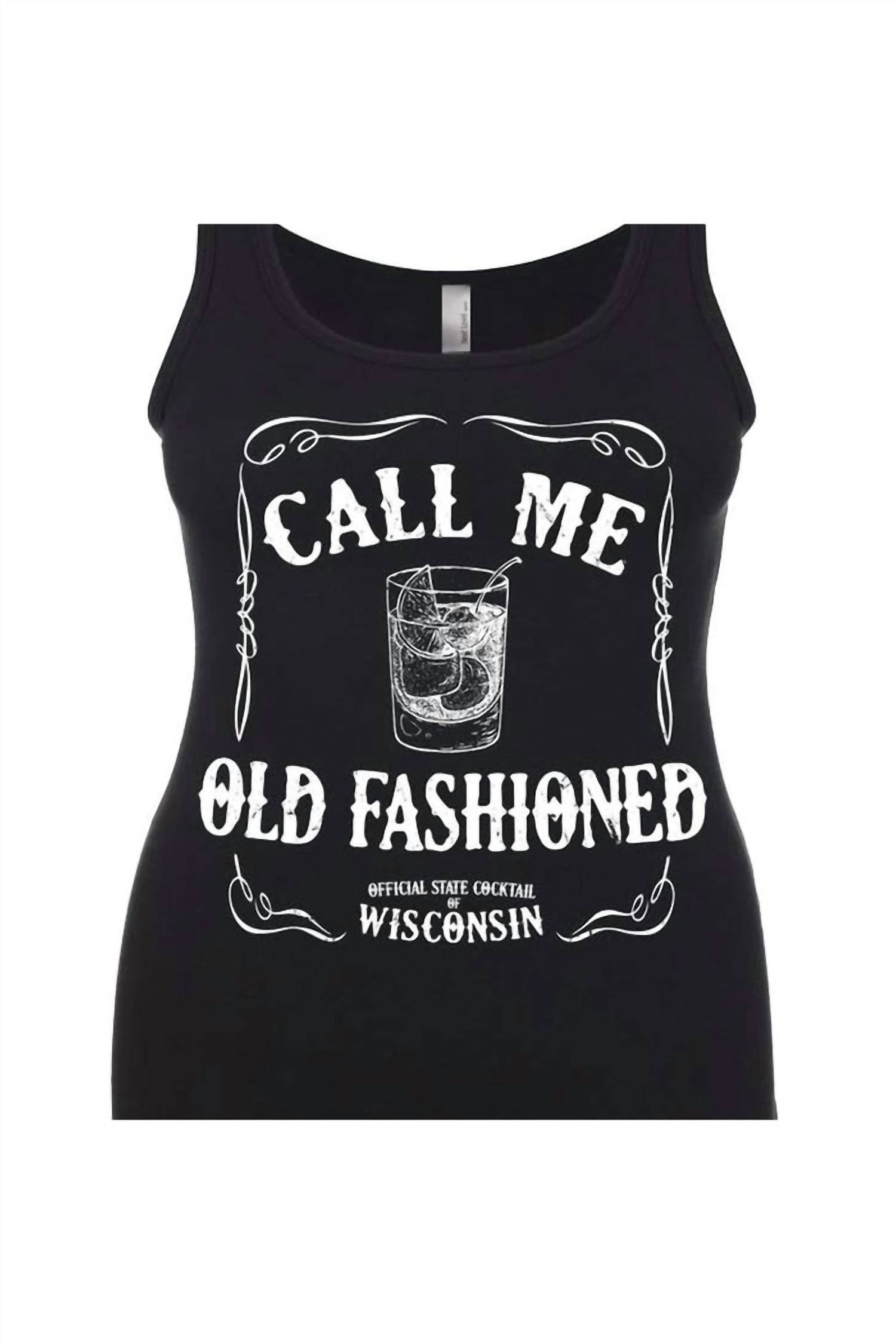 

Женская майка Call Me Old Fashioned Wi-Wear, черный
