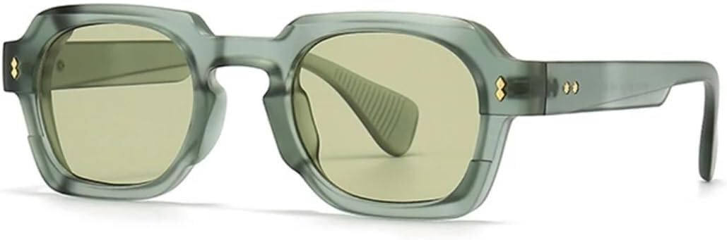 

Солнцезащитные очки с защитой от УФ-излучения UV400 | Панковские градиентные заклепки | Линзы конфетных цветов для занятий спортом на открытом воздухе и вождения LXLHWN, Green Green